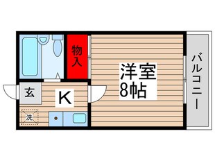 メイプル田中Aの物件間取画像